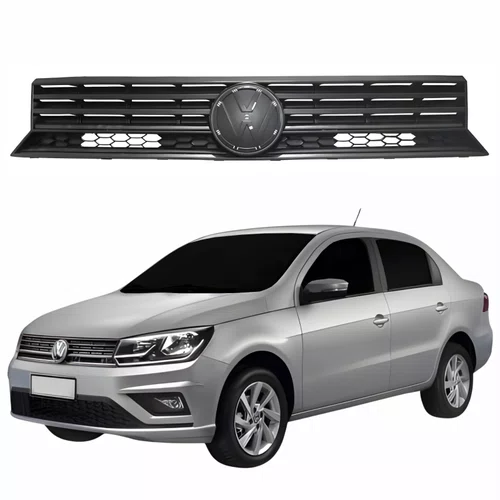 Grade Radiador Vw Voyage G8 2021 Até 2023 Texturizada