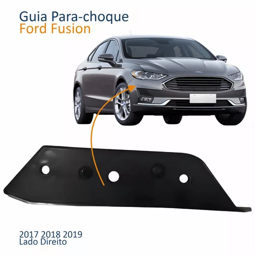 Guia Parachoque Ford Fusion 2017 2018 2019 Lado Direito Passageiro