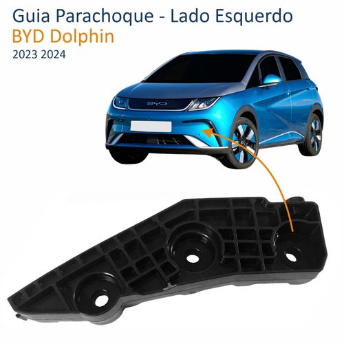 Guia Parachoque BYD Dolphin 2023 2024 Lado Esquerdo Motorista