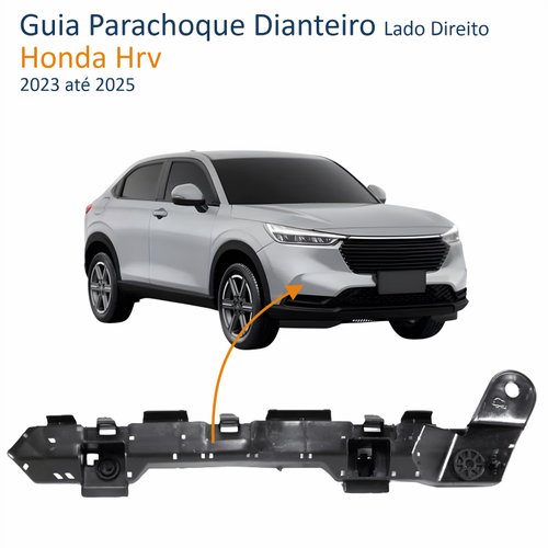 Guia Parachoque Dianteiro Honda Hrv 2023 Até 2025 Lado Direito Passageiro