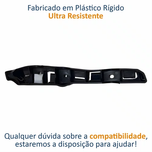 Guia Para-Choque Dianteiro Renault Sandero 2008 2009 2010 2011 2012 2013 2014 Lado Direito Passageiro