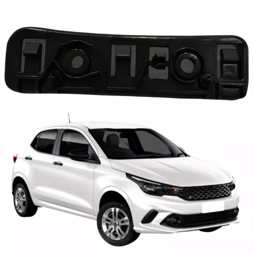 Guia Parachoque Fiat Argo 2017 Até 2022 Lado Direito Passageiro