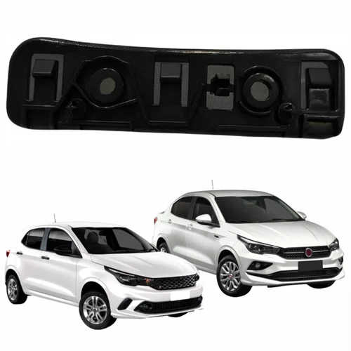 Guia Parachoque Fiat Argo Cronos 2017 Até 2022 Lado Direito Passageiro