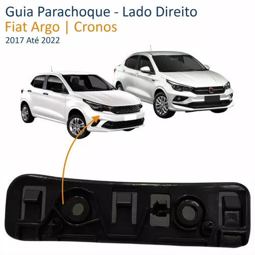 Guia Para-Choque Fiat Argo Cronos 2017 2018 2019 2020 2021 2022 Lado Direito Passageiro