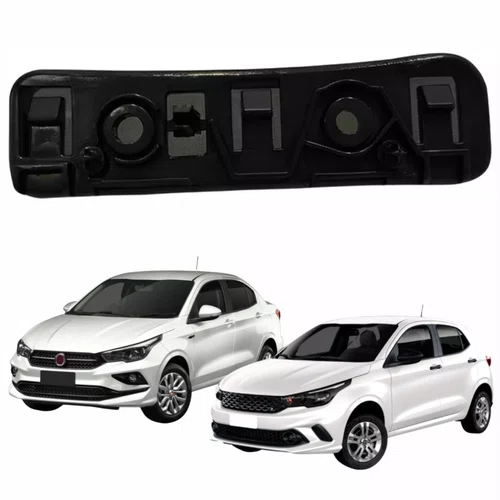 Guia Parachoque Fiat Argo Cronos 2017 Até 2022 Lado Esquerdo Motorista