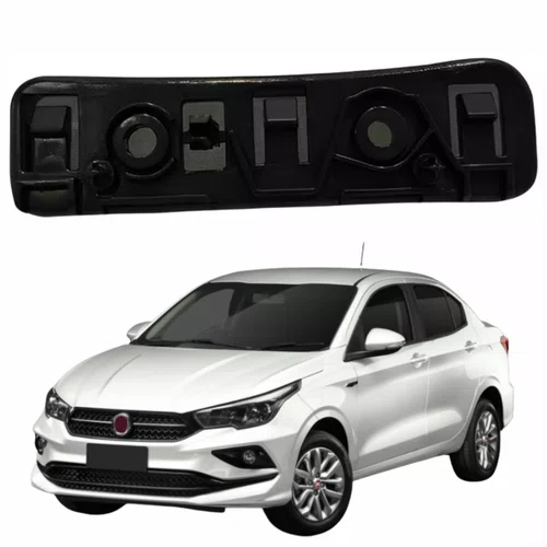 Guia Parachoque Fiat Cronos 2017 Até 2022 Lado Esquerdo Motorista