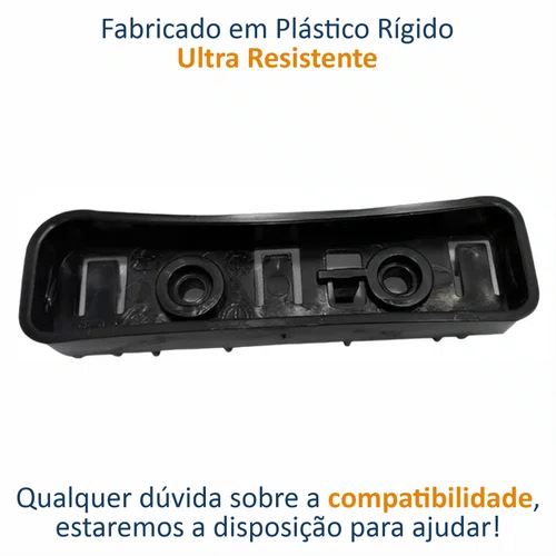Guia Parachoque Fiat Cronos 2017 Até 2022 Lado Esquerdo Motorista