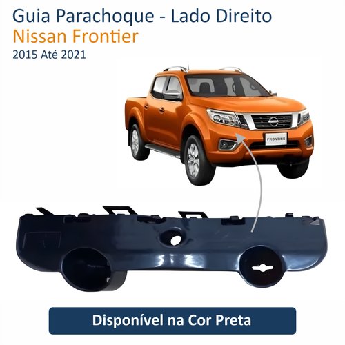 Guia Parachoque Nissan Frontier 2015 Até 2021 Lado Direito Passageiro