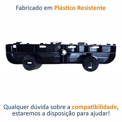 Guia Parachoque Nissan Frontier 2015 Até 2021 Lado Direito Passageiro