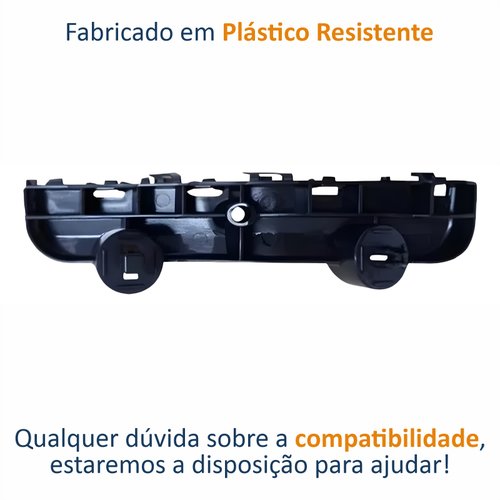 Guia Parachoque Nissan Frontier 2015 Até 2021 Lado Esquerdo Motorista