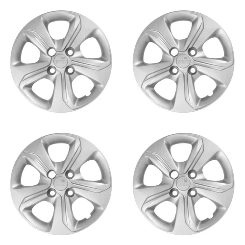 Kit 4 calotas aro 14p prata mod onix 2020
