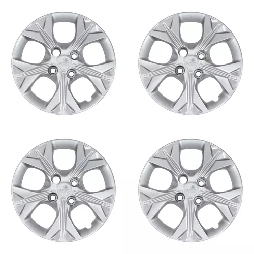 Kit 4 calotas aro 14p prata mod onix/prisma 2021