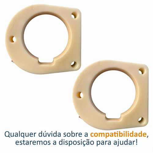 Kit Calço de Mola Fiat Doblo 2004 Até 2015 Dianteiro 2 Peças