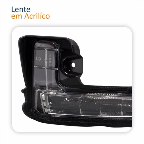 Kit Capa Com Pisca Retrovisor Fiat Pulse 2021 2022 2023 2024 Lado Direito Passageiro