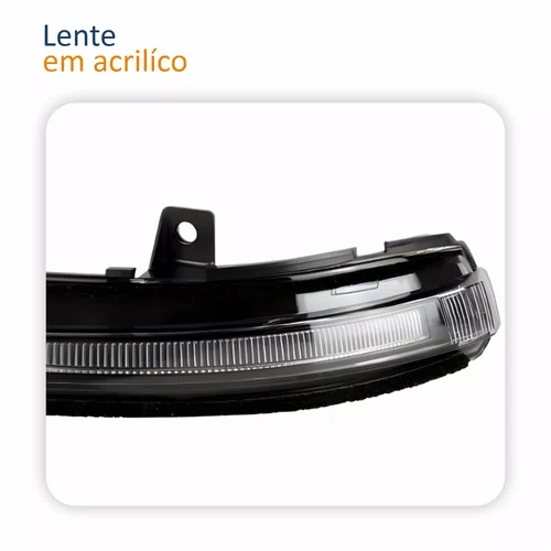 Kit Capa Com Pisca Retrovisor Hyundai Hb20 2020 2021