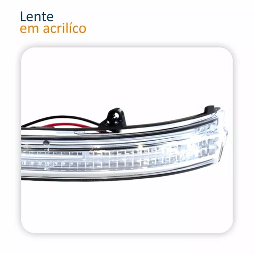 Kit Capa Com Pisca Retrovisor Vw Gol G5 2008 2009 2010 2011 2012 Texturizado