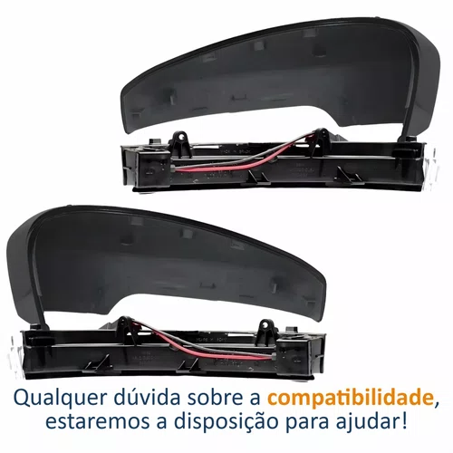Kit Capa Com Pisca Retrovisor Vw Up 2013 2014 Texturizado