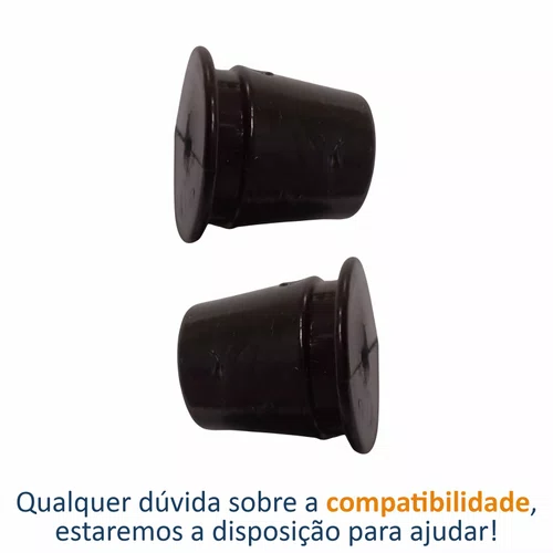Kit Coxim Batente Capô Honda Civic 2007 Até 2016 2 Peças