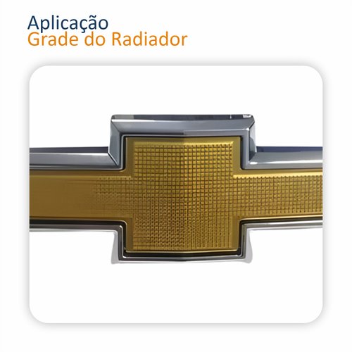 Kit Emblema Grade Gm S10 High Country 2021 2022 2023 2024 2025 Com 3 Peças