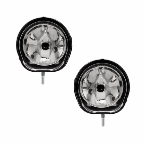 Kit Farol Auxiliar de Milha Fiat Palio G3 2004 até 2007 Siena G3 2004 até 2007 Strada G3 2004 até 2007 Moldura Cromada