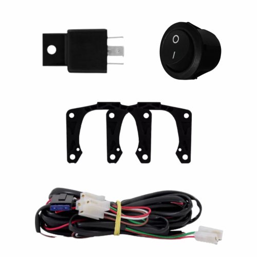 Kit Farol Auxiliar de Milha Fiat Palio Fire G2 2001 até 2004 Siena G2 2001 até 2004 Strada G2 2001 até 2004 Botão Alternativo