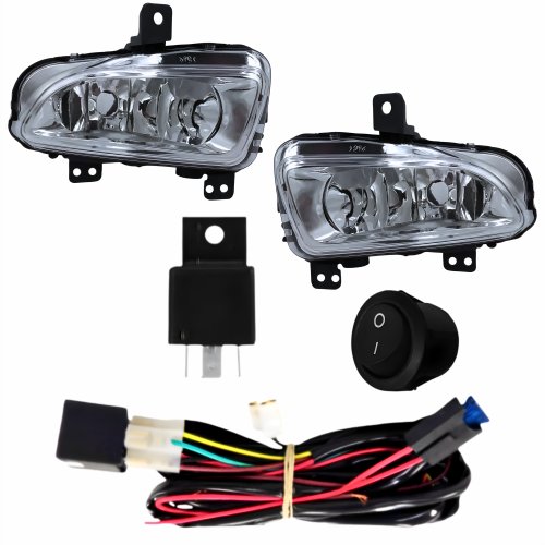 Kit Farol Auxiliar De Milha Fiat Strada Endurance 2020 2021 2022 2023 Botão Alternativo Colante