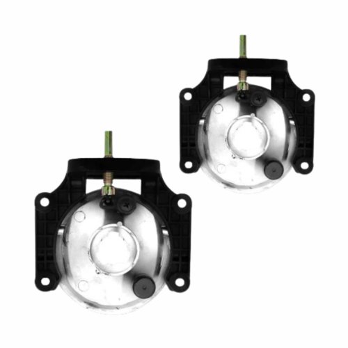 Kit Farol Auxiliar de Milha Fiat Toro 2016 até 2021 Moldura Cromada