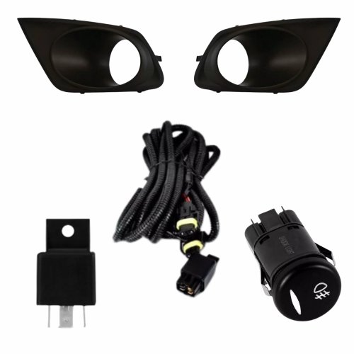 Kit Farol Auxiliar de Milha Ford Ka 2012 2013 2014 Botão Original