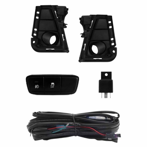Kit Farol Auxiliar de Milha Hyundai Hb20 2023 com Moldura Preta Botão Original