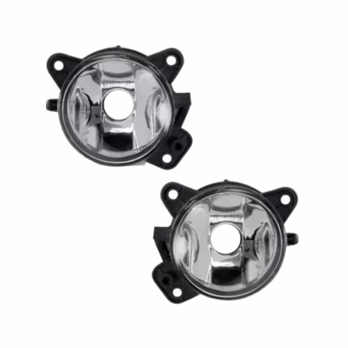 Kit Farol Auxiliar de Milha Saveiro G6 2013 2014 2015 2016 Moldura Preta Botão Alternativo