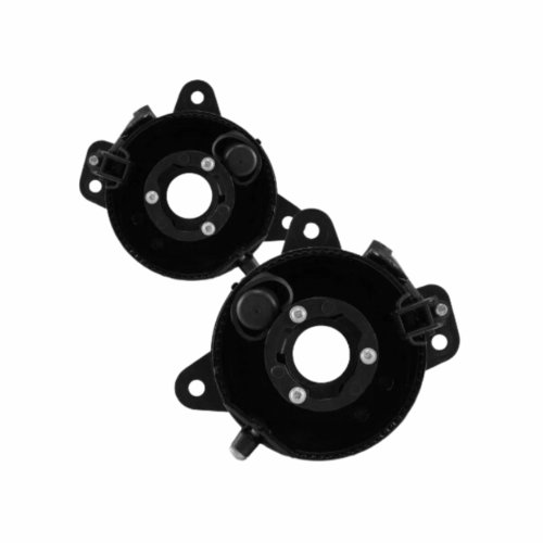 Kit Farol Auxiliar de Milha Vw Gol G5 Voyage G5 Saveiro G5 2008 até 2012 Moldura Cromada Botão Original