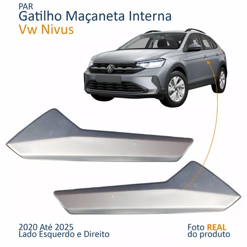 Kit Gatilho Maçaneta Interior Vw Nivus 2020 Até 2025 2 Peças