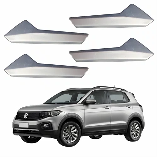 Kit Gatilho Maçaneta Interior Vw T-Cross 2019 Até 2025 4 Peças
