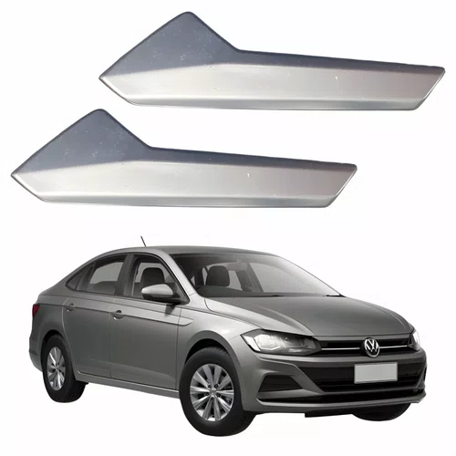 Kit Gatilho Maçaneta Interior Vw Virtus 2018 Até 2025 Lado Direito 2 Peças