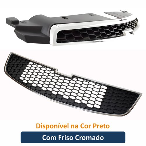 Kit Grade Radiador Superior e Inferior Gm Cruze Sedan 2010 Até 2015 Com Friso Cromado FIPPARTS