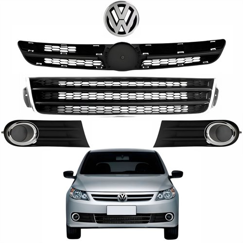 Kit Grades + Emblema Vw Gol G5 2008 Até 2012
