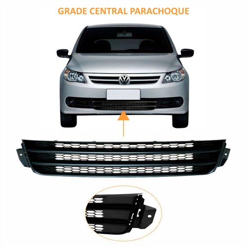Kit Grades Parachoque Vw Gol G5 2008 Até 2012 Lado Direito, Esquerdo e Central