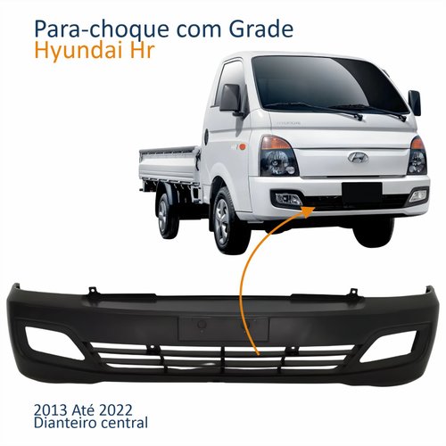Kit Para-choque Com Grade Dianteiro Hyundai Hr 2013 Até 2022 Central