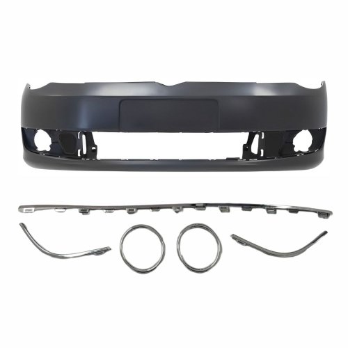 Kit Parachoque Dianteiro e Friso Cromado Vw Polo 2012 2013 2014 2015 2016