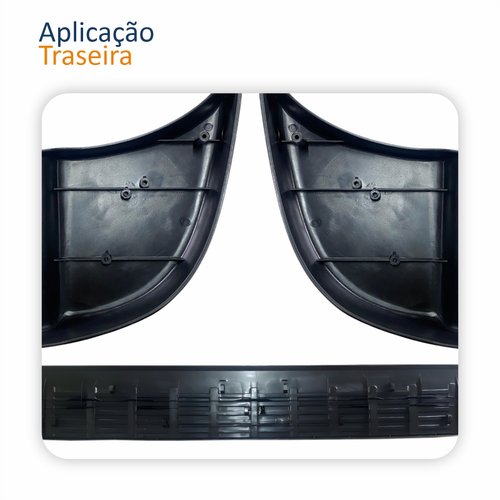 Kit Pisante Para-choque Traseiro Toyota Hilux Srv 2005 Até 2015