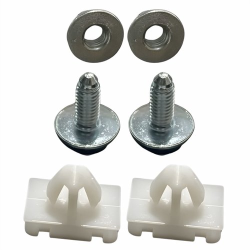 Kit Presilha Friso Tampa Traseira Peugeot 207 Hatch 2009 2010 2011 2012 2013 Com 6 Peças