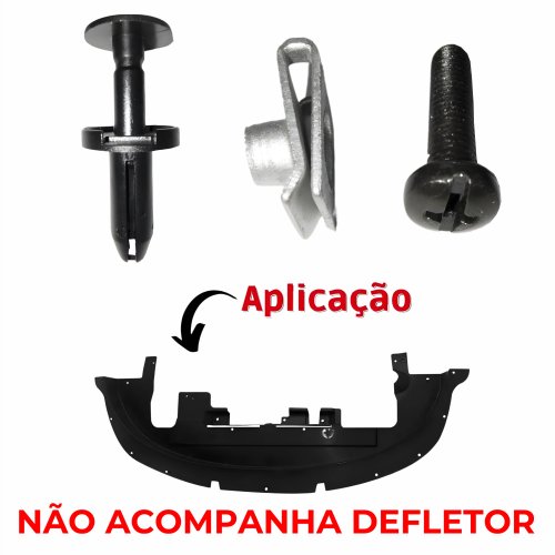 Kit Presilhas Defletor Parachoque Fiat Freemont 2008 Até 2018 Original