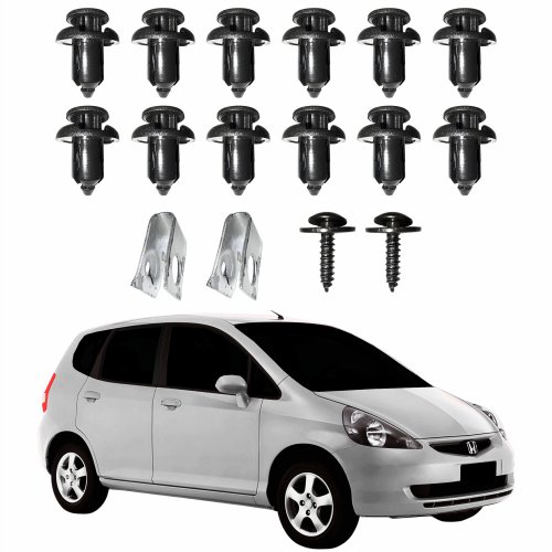 Kit Presilhas Defletor Parachoque Honda Fit 2003 2004 2005 2006 2007 Original