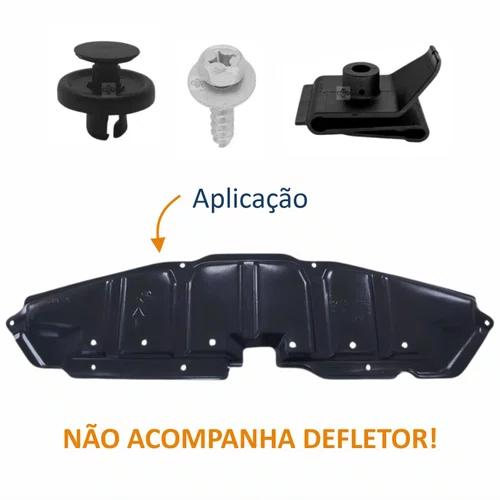 Kit Presilhas Defletor Parachoque Toyota Corolla Filder 2003 Até 2008