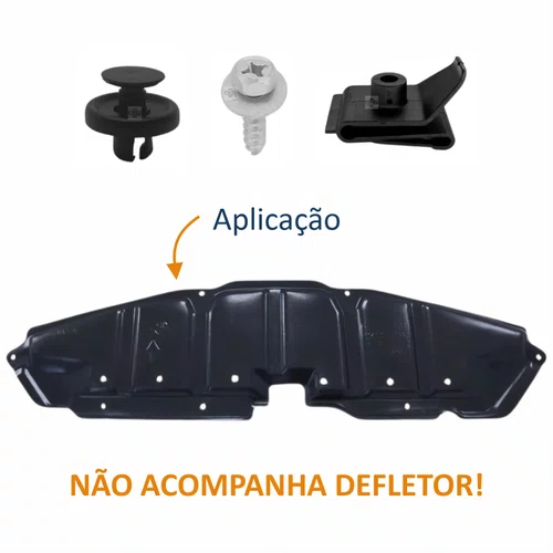 Kit Presilhas Defletor Parachoque Toyota Filder 2003 Até 2008
