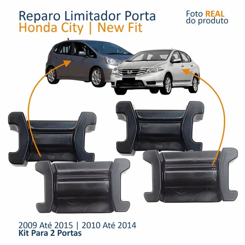 Kit Reparo Limitador Honda City 2009 Até 2015 New Fit 2010 Até 2014 2 Portas