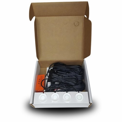 Kit Sensor De Estacionamento 22mm Branco