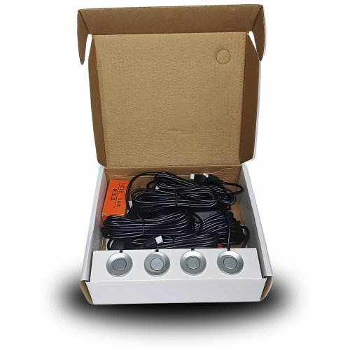 Kit Sensor De Estacionamento 22mm Cinza