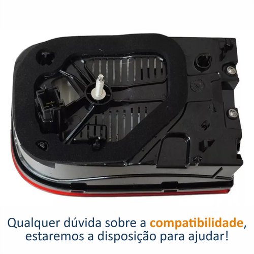 Lanterna Citroen C4 Cactus 2019 Até 2024 Tampa Lado Esquerdo Motorista