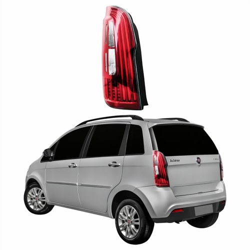 Lanterna Fiat Idea 2010 Até 2016 Com Led Lado Esquerdo Motorista